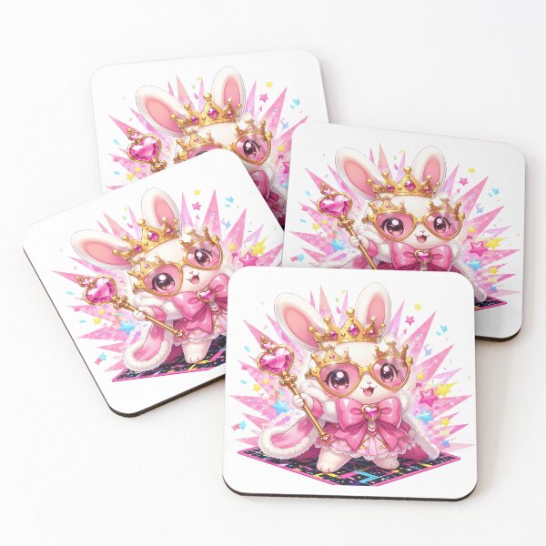 Item preview, Heart Queen Rabbit - Retro Pink Explosion designed and sold by Ashley critters.