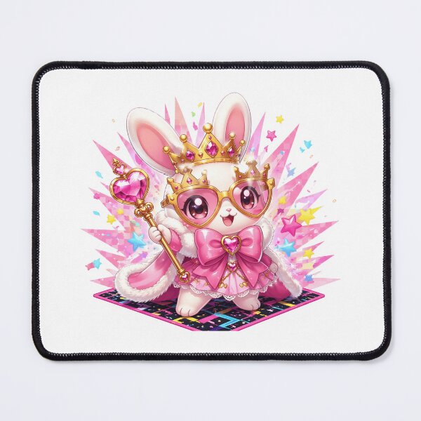 Item preview, Heart Queen Rabbit - Retro Pink Explosion designed and sold by Ashley critters.