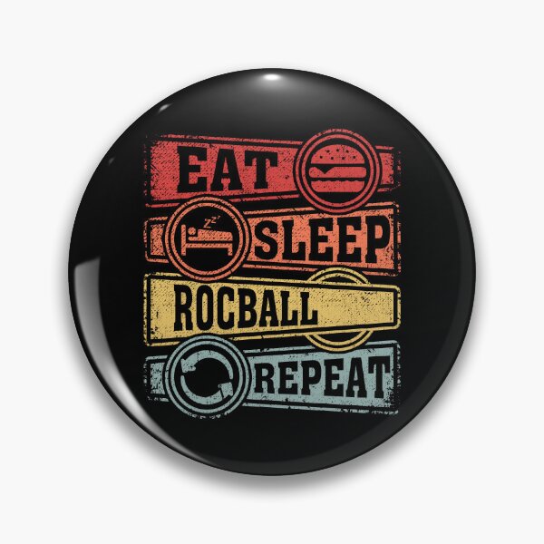 Item preview, Eat Sleep Rocball Repeat designed and sold by GabbyKash.