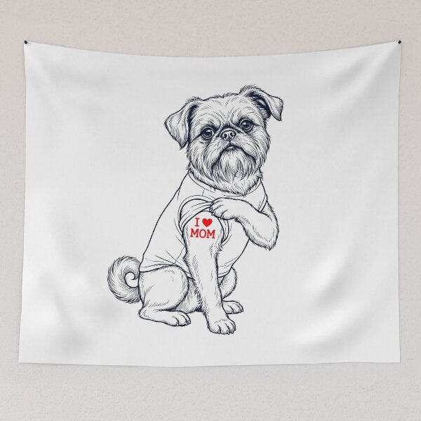 Item preview, Vintage Brussels Griffon Mom Tattoo Dog Lover designed and sold by TerryConnells.