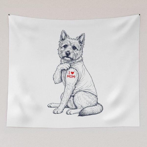 Item preview, Vintage Cairn Terrier Mom Tattoo Dog Lover designed and sold by TerryConnells.