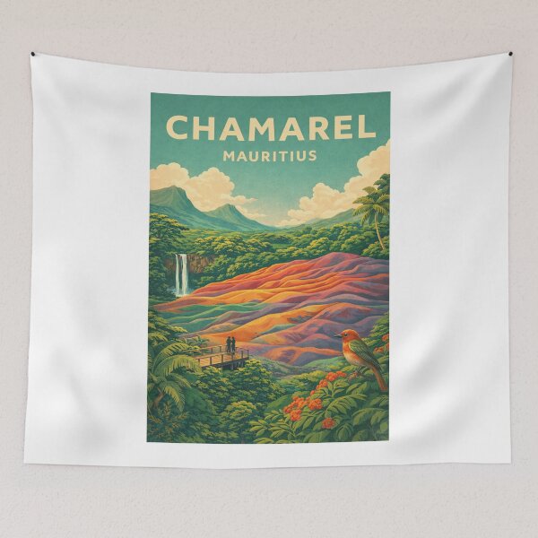 Item preview, Chamarel Waterfalls and Le Morne Highlands Mauritius designed and sold by Aryabek.