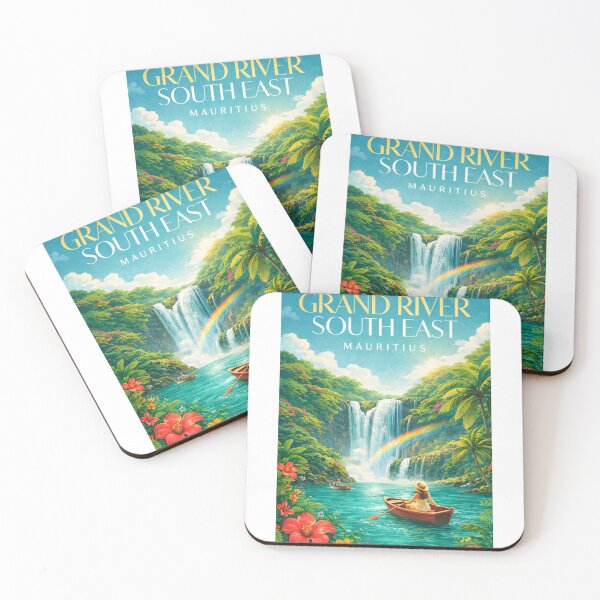 Item preview, Grand River South East Waterfall and Mahébourg Mauritius designed and sold by Aryabek.