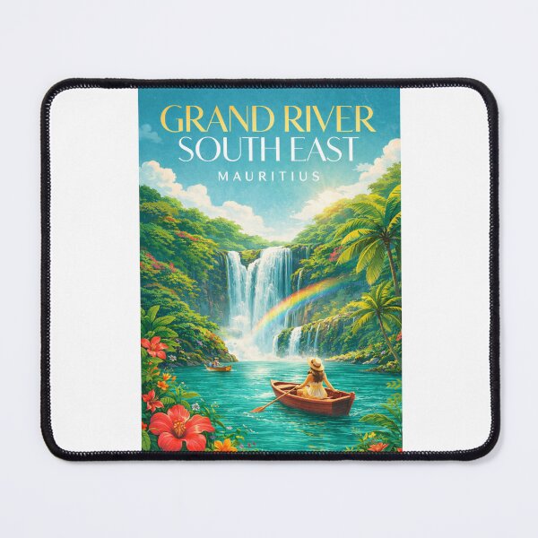 Item preview, Grand River South East Waterfall and Mahébourg Mauritius designed and sold by Aryabek.