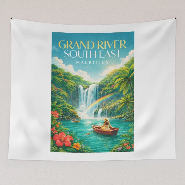 Item preview, Grand River South East Waterfall and Mahébourg Mauritius designed and sold by Aryabek.