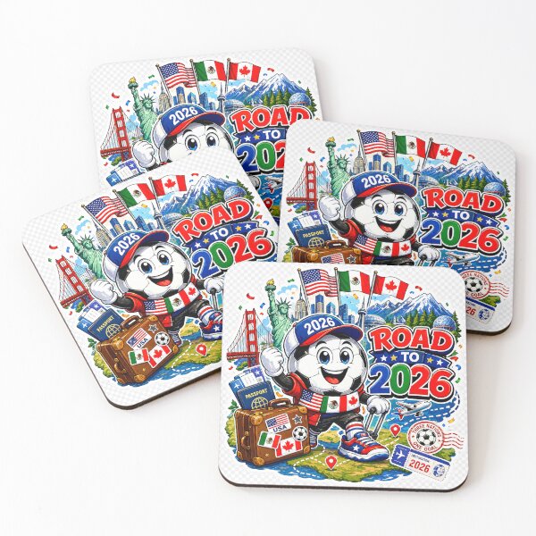 Item preview, Road to 2026 Football Travel designed and sold by Puraenergia Stickers.