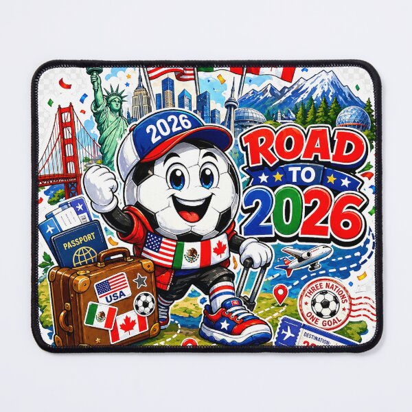 Item preview, Road to 2026 Football Travel designed and sold by Puraenergia Stickers.