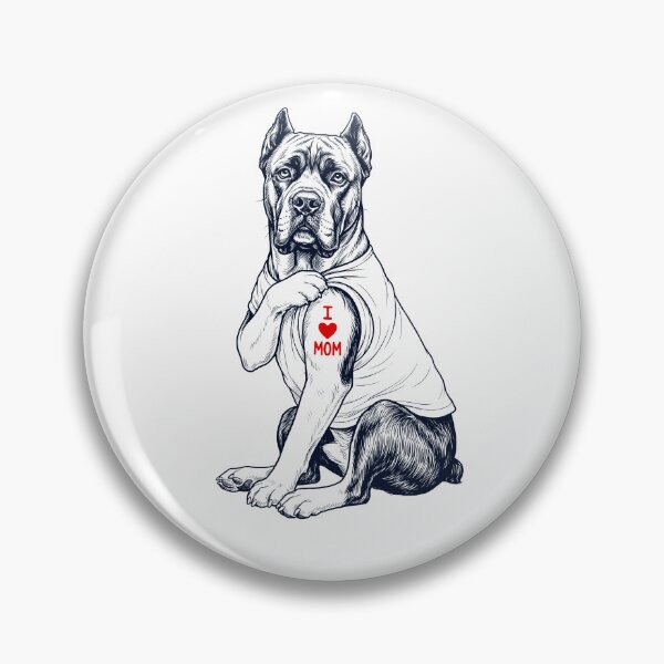 Artikelvorschau, Vintage Cane Corso Mama Tattoo Hundeliebhaber entworfen und verkauft von TerryConnells.