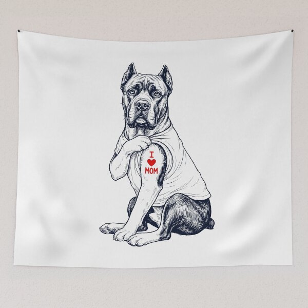 Artikelvorschau, Vintage Cane Corso Mama Tattoo Hundeliebhaber entworfen und verkauft von TerryConnells.
