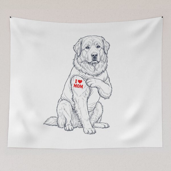 Item preview, Vintage Caucasian Shepherd Dog Mom Tattoo Dog Lover designed and sold by TerryConnells.