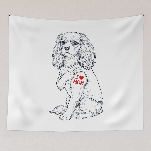 Item preview, Vintage Cavalier King Charles Spaniel Mom Tattoo Dog Lover designed and sold by TerryConnells.
