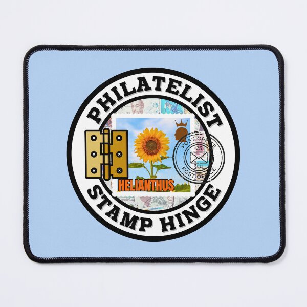 Item preview, Philately: Helianthus (Sunflower) Postage Stamp with Stamp Hinge. designed and sold by MPC-Mince-Pies.