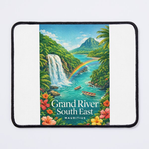 Item preview, Grand River South East Lagoon and Ile aux Cerfs Mauritius designed and sold by Places On Earth.