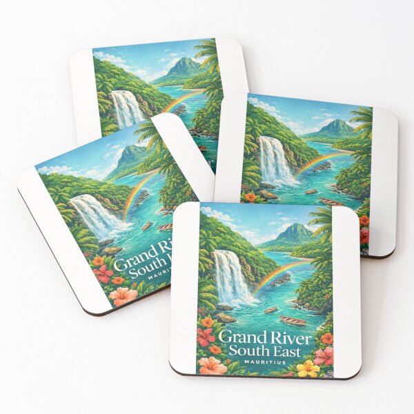 Item preview, Grand River South East Lagoon and Ile aux Cerfs Mauritius designed and sold by Places On Earth.