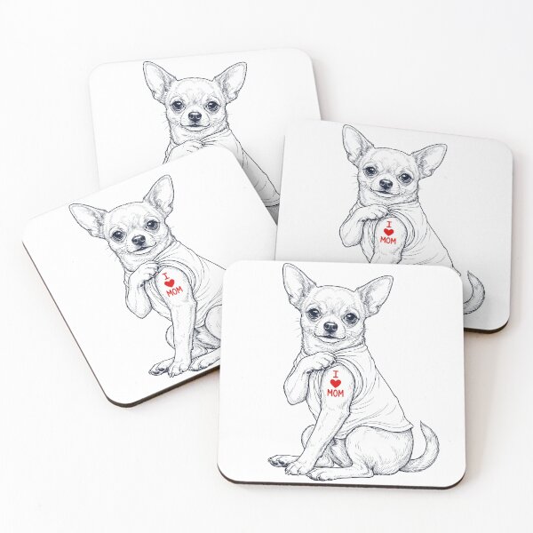 Artikelvorschau, Vintage Chihuahua Mama Tattoo Hundeliebhaber entworfen und verkauft von TerryConnells.