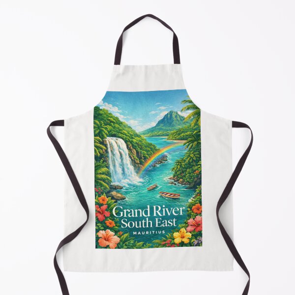 Item preview, Grand River South East Lagoon and Ile aux Cerfs Mauritius designed and sold by Places On Earth.