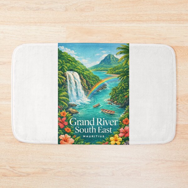 Item preview, Grand River South East Lagoon and Ile aux Cerfs Mauritius designed and sold by Places On Earth.