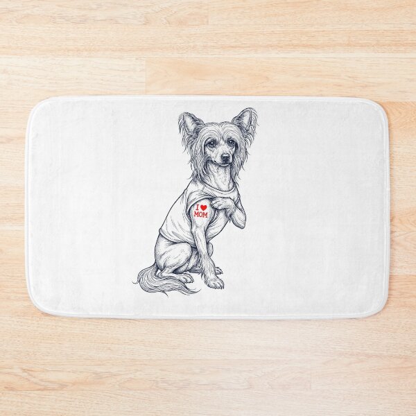 Item preview, Vintage Chinese Crested Dog Mom Tattoo Dog Lover designed and sold by TerryConnells.
