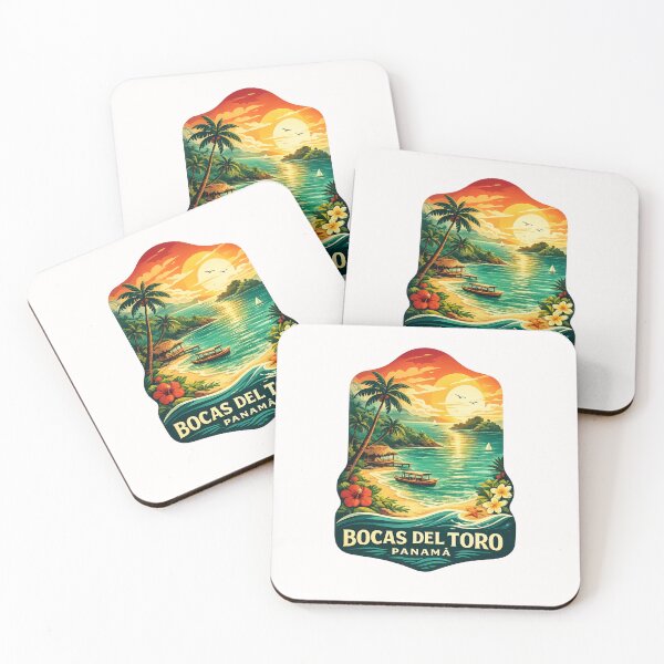 Item preview, Bocas del Toro Bastimentos Beaches and Zapatilla Panamá designed and sold by Places On Earth.