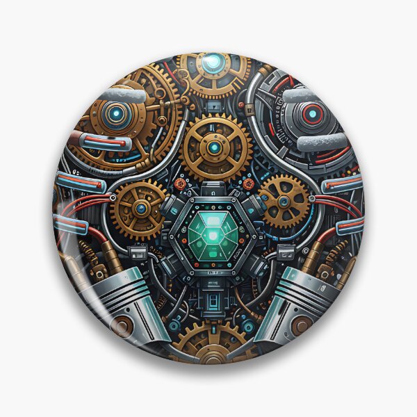 Item preview, Biomechanical Reactor – Steampunk Engine & Cyber Heartbeat designed and sold by HoshisWorld2018.