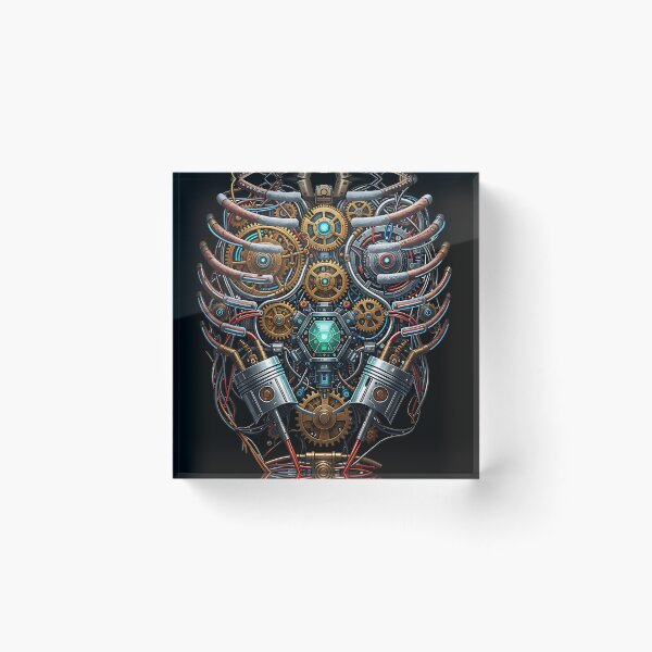 Item preview, Biomechanical Reactor – Steampunk Engine & Cyber Heartbeat designed and sold by HoshisWorld2018.
