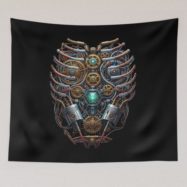 Item preview, Biomechanical Reactor – Steampunk Engine & Cyber Heartbeat designed and sold by HoshisWorld2018.
