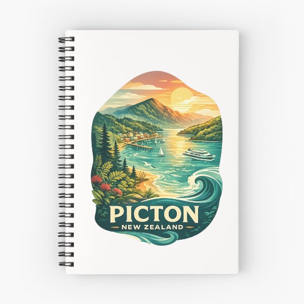Item preview, Picton Marlborough Sounds Queen Charlotte and South Island New Zealand designed and sold by Places On Earth.
