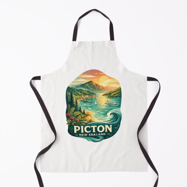 Item preview, Picton Marlborough Sounds Queen Charlotte and South Island New Zealand designed and sold by Places On Earth.