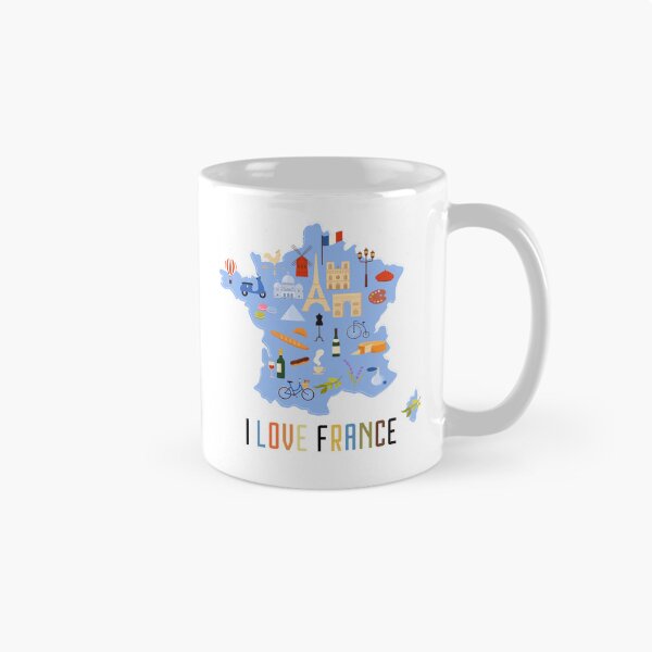 Item preview, I love France - T-shirt for travelers designed and sold by TobiasLogic.