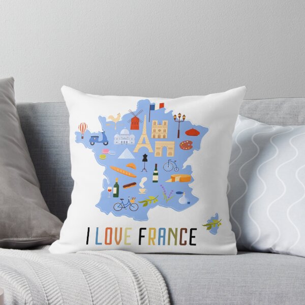 Item preview, I love France - T-shirt for travelers designed and sold by TobiasLogic.