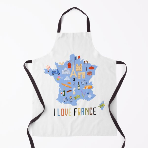 Item preview, I love France - T-shirt for travelers designed and sold by TobiasLogic.