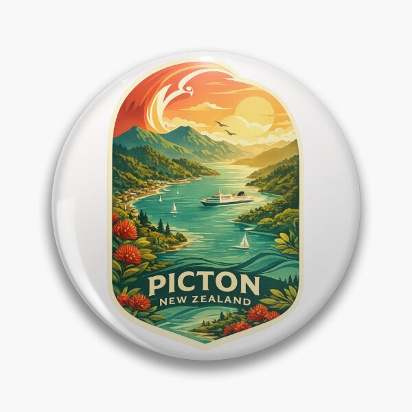 Item preview,  Picton Ferry Crossing and Marlborough Sounds New Zealand designed and sold by Places On Earth.