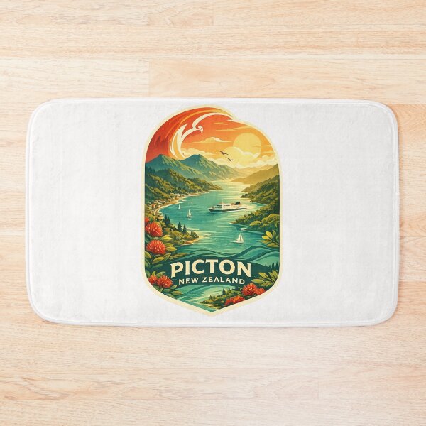 Item preview,  Picton Ferry Crossing and Marlborough Sounds New Zealand designed and sold by Places On Earth.