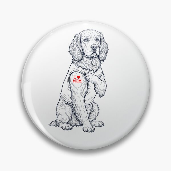 Item preview, Vintage Clumber Spaniel Mom Tattoo Dog Lover designed and sold by TerryConnells.