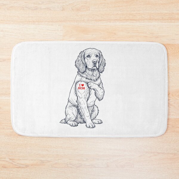 Item preview, Vintage Clumber Spaniel Mom Tattoo Dog Lover designed and sold by TerryConnells.
