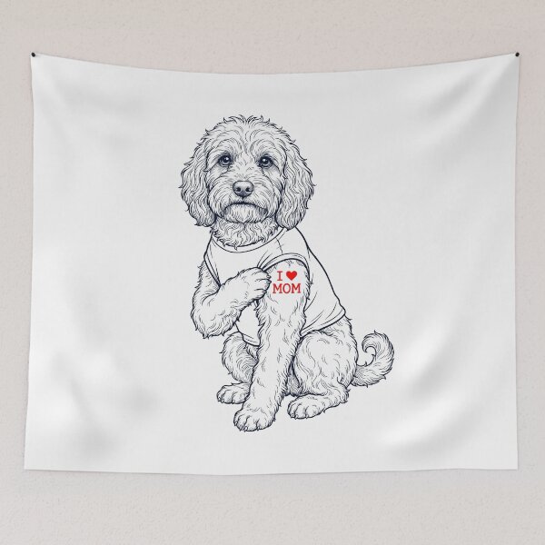 Item preview, Vintage Cockapoo Mom Tattoo Dog Lover designed and sold by TerryConnells.