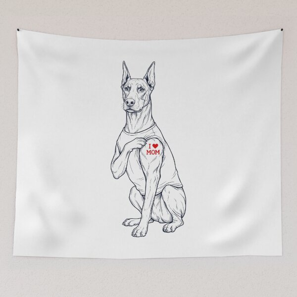 Item preview, Vintage Doberman Pinscher Mom Tattoo Dog Lover designed and sold by TerryConnells.