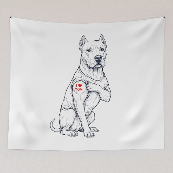 Item preview, Vintage Dogo Argentino Mom Tattoo Dog Lover designed and sold by TerryConnells.