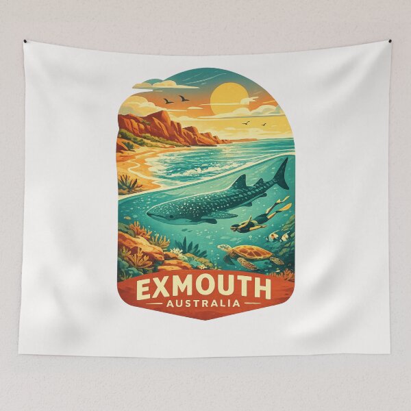 Item preview, Exmouth Ningaloo Reef Whale Shark and Cape Range Australia designed and sold by Places On Earth.