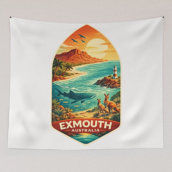 Item preview, Exmouth Whale Shark Coast and Ningaloo Marine Park Australia designed and sold by Places On Earth.