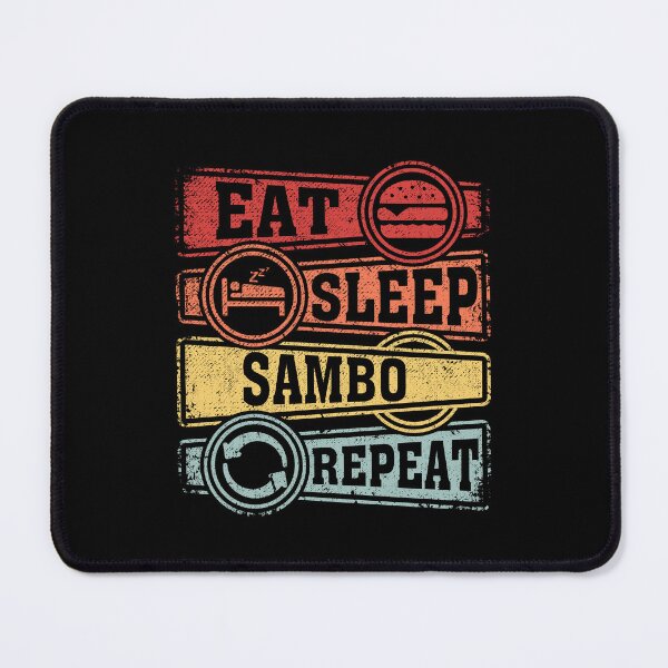 Item preview, Eat Sleep Sambo Repeat designed and sold by GabbyKash.