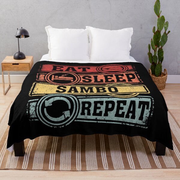 Item preview, Eat Sleep Sambo Repeat designed and sold by GabbyKash.