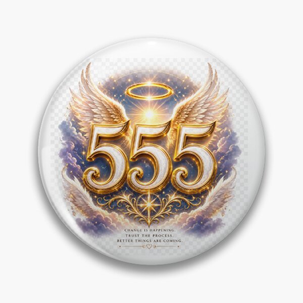 Item preview, Golden Angel Number 555 Divine Transformation designed and sold by HiteshArt111.