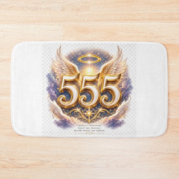 Item preview, Golden Angel Number 555 Divine Transformation designed and sold by HiteshArt111.