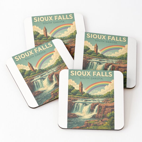 Item preview, Sioux Falls Falls Park Big Sioux River and South Dakota designed and sold by Places On Earth.