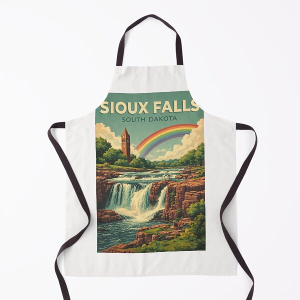 Item preview, Sioux Falls Falls Park Big Sioux River and South Dakota designed and sold by Places On Earth.