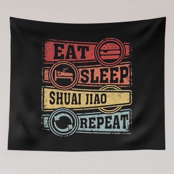 Item preview, Eat Sleep Shuai jiao Repeat designed and sold by GabbyKash.