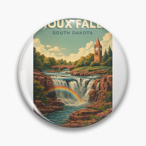 Artikelvorschau, Sioux Falls, Big Sioux Cascades und Minnehaha, South Dakota entworfen und verkauft von Places On Earth.