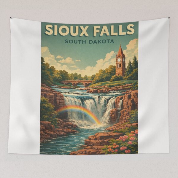 Item preview, Sioux Falls Big Sioux Cascades and Minnehaha South Dakota designed and sold by Places On Earth.
