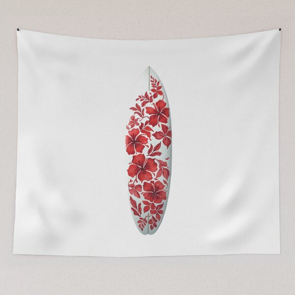Item preview, Surfboard and flowers designed and sold by uunaa.